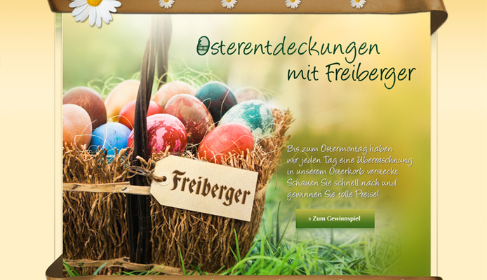 Freiberger Pils - Osterkalender-Gewinnspiel