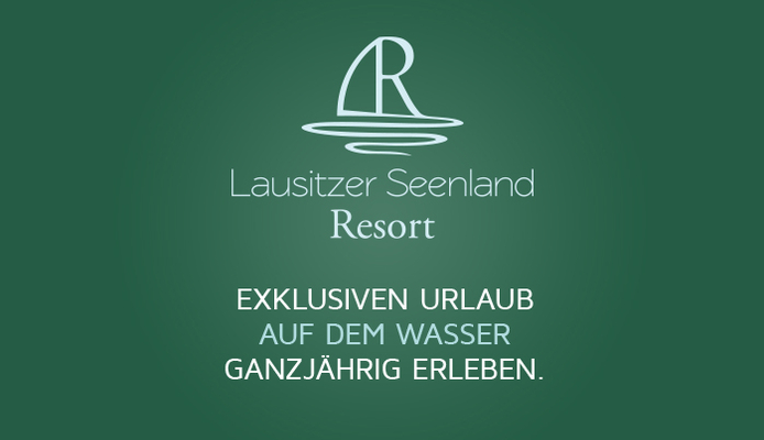 Logo und Claim Lausitzer Seenland Resort