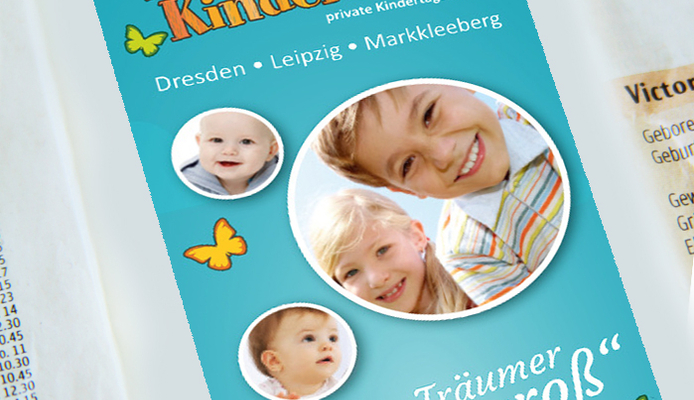 Anzeigengestaltung für Villa Kindertraum