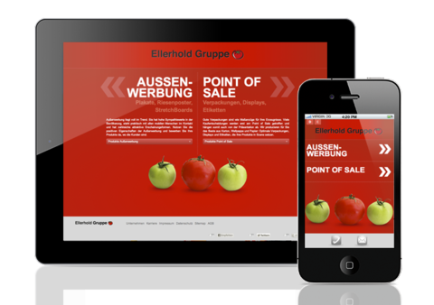 Responsive Website für Ellerhold AG